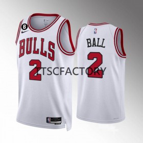 Dres Chicago Bulls ZLonzo Ball 2 Nike 2022-23 Association Edition Bijela Swingman - Muške